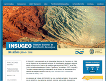 Tablet Screenshot of insugeo.org.ar